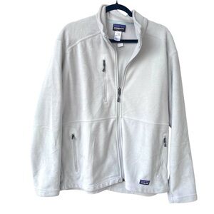 Patagonia Synchilla fleece pale blue jacket Medium m mens